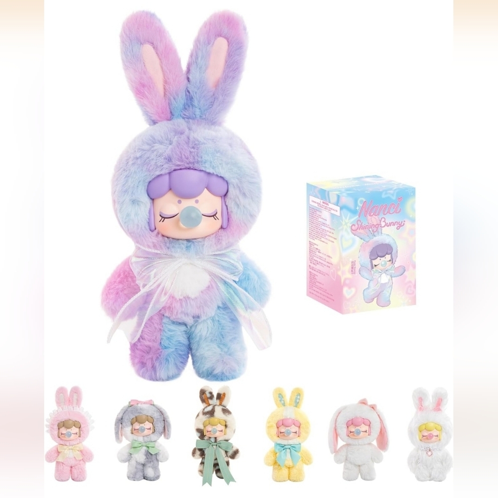 NIB Rolife Nanci Shining Bunny Doll - Pastel Colors